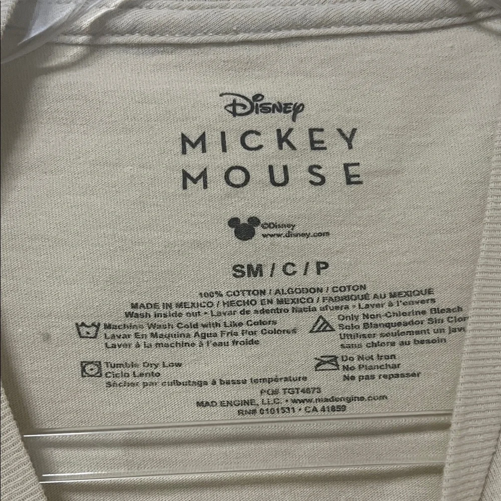 Disney Tan T-Shirt with Mickey + Donald and Goofy Graphic - Picture 3 of 4